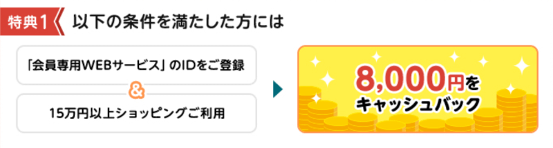 【最大1万円キャッシュバック】三菱UFJカード「VIASOカード」特典1