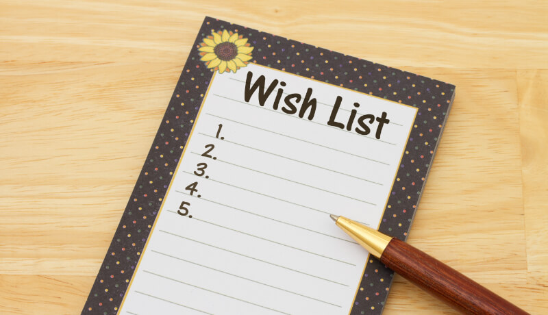 夢や願いを叶える「ウィッシュリスト」って何？効果や作り方のコツとは