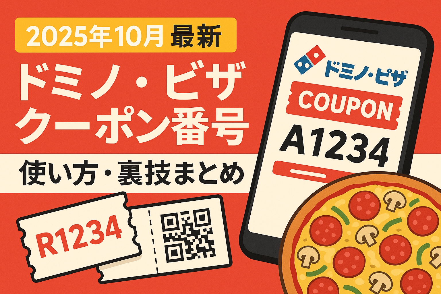 ドミノピザ最新クーポン情報【2025年10月版】