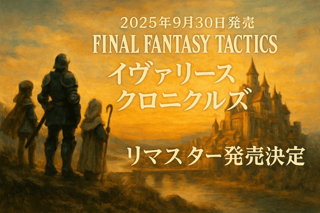ファイナルファンタジータクティクス イヴァリース クロニクルズ完全ガイド：待望のリマスター版が2025年9月30日発売決定！