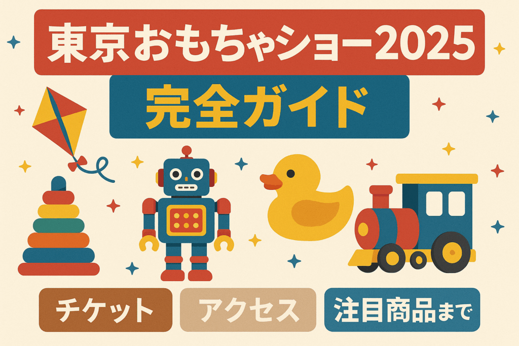東京おもちゃショー2025完全ガイド｜チケット・アクセス・注目商品まで