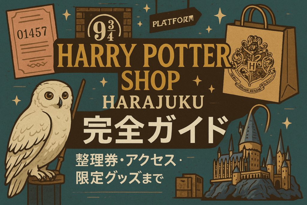 ハリポタショップ原宿完全ガイド｜整理券・アクセス・限定グッズまで徹底解説