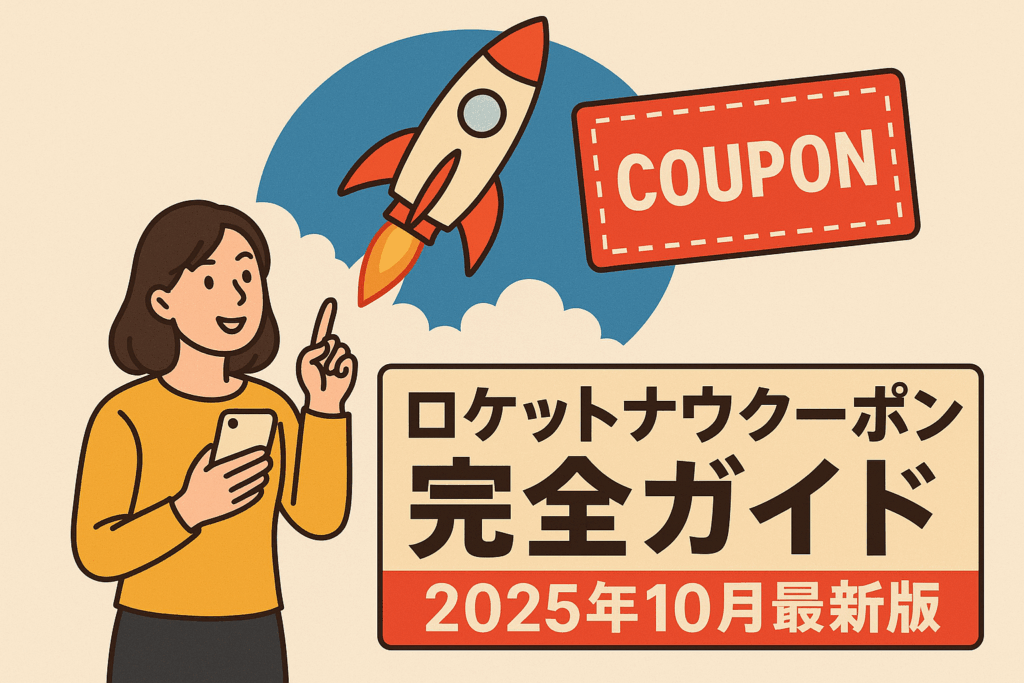 ロケットナウクーポン完全ガイド【2025年10月最新版】