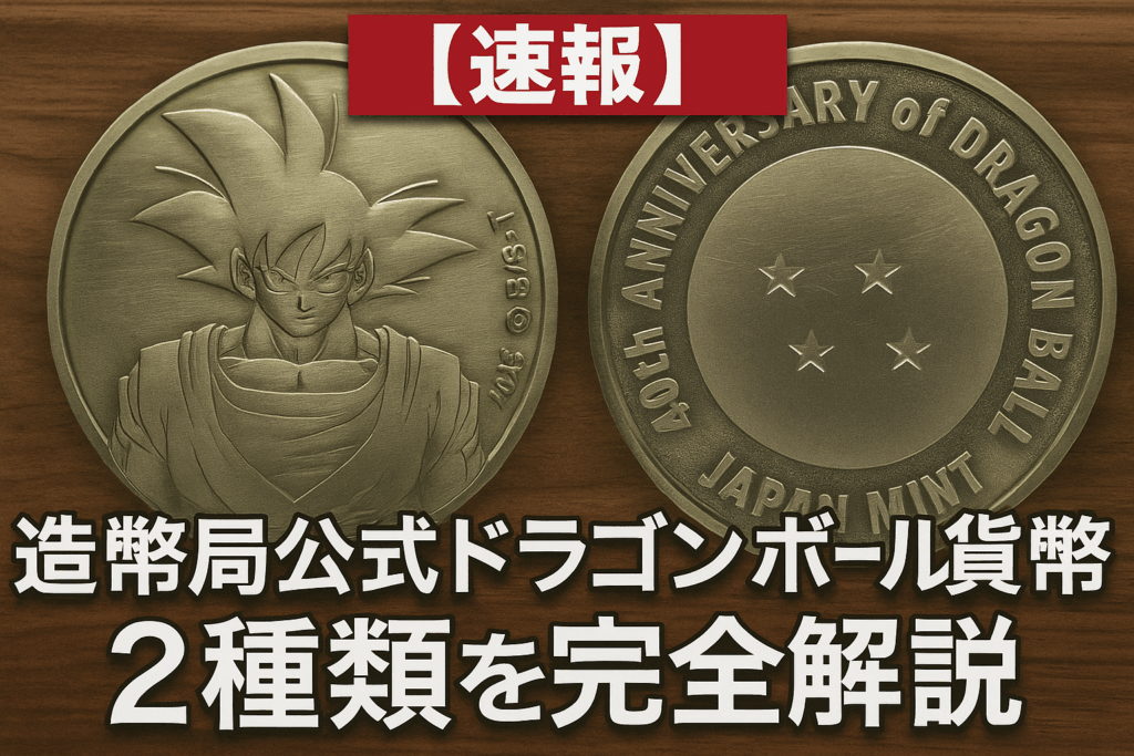 【速報】造幣局公式ドラゴンボール貨幣2種類を完全解説