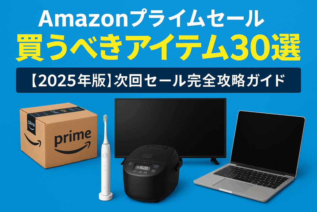 Amazonプライムセール買うべきアイテム【2025年最新版】確実にお得な商品ガイド