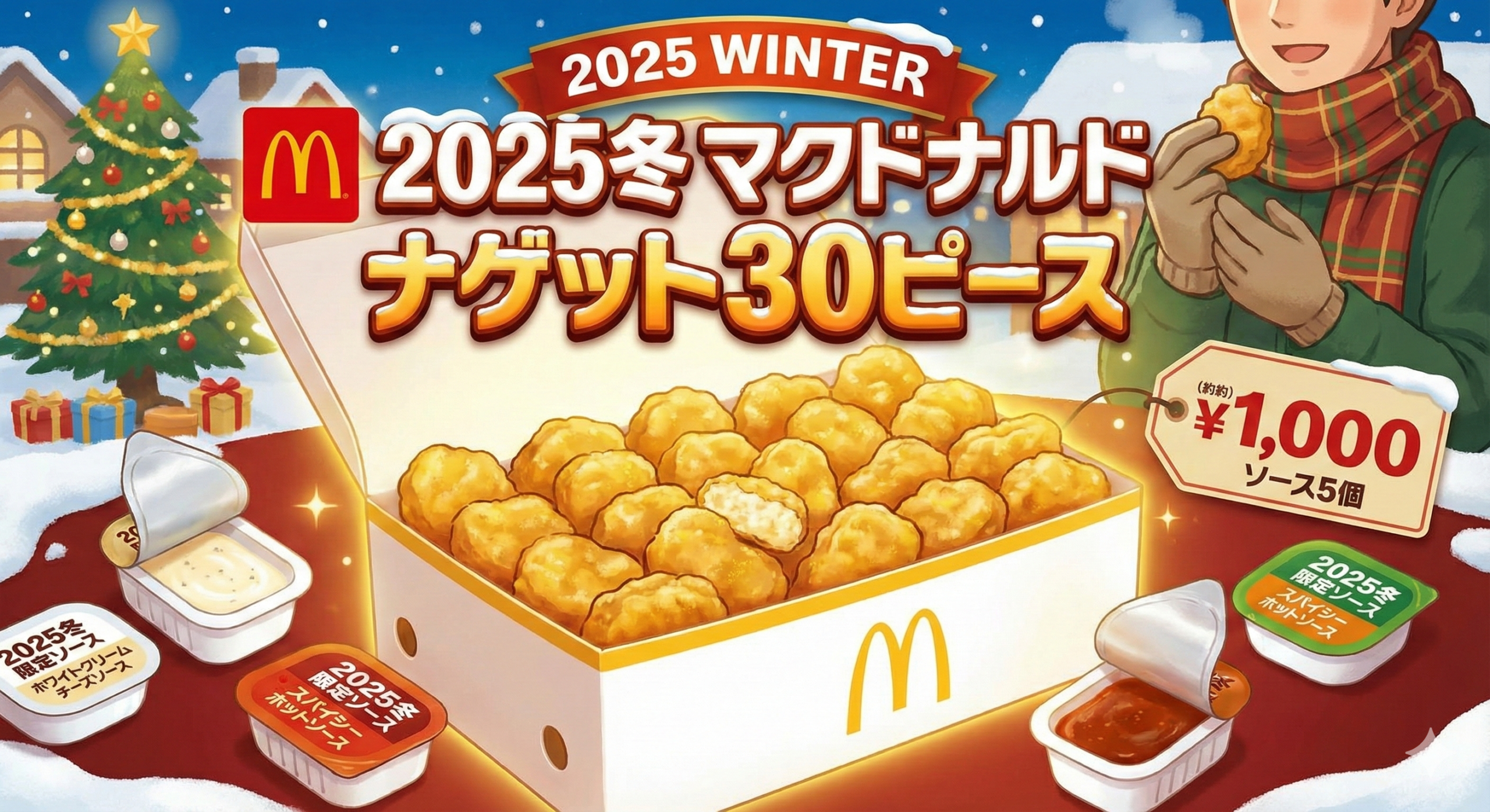 【2025冬】マクドナルド ナゲット30ピースはいつ？値段・ソース数・最新キャンペーン情報