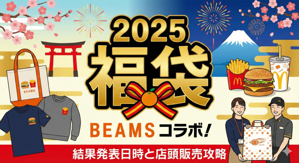 【今日16日結果発表】マクドナルド福袋は「BEAMS」コラボ！