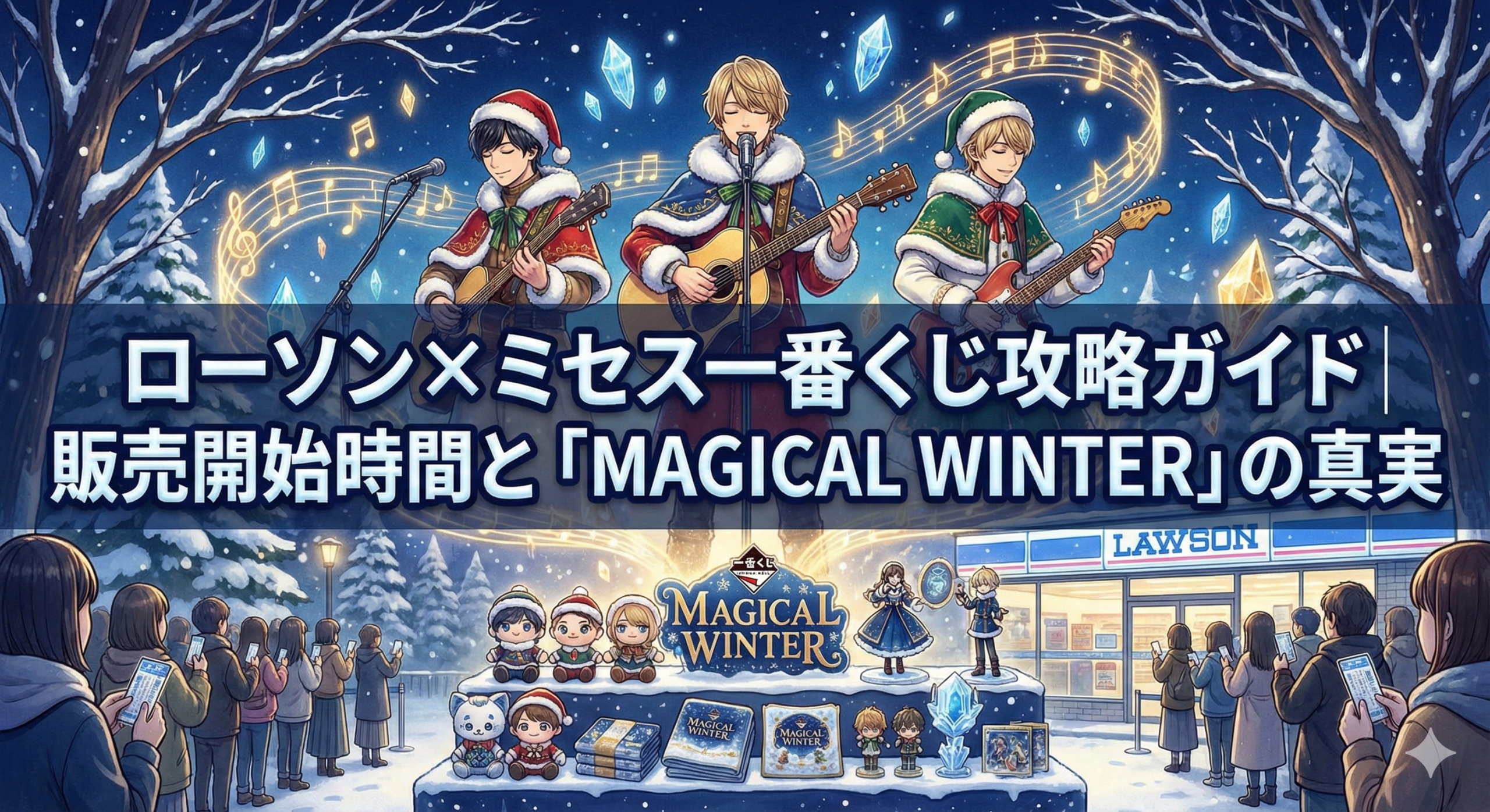 ローソン×ミセス一番くじ「MAGICAL WINTER」完全攻略ガイド｜本日12月16日発売開始！