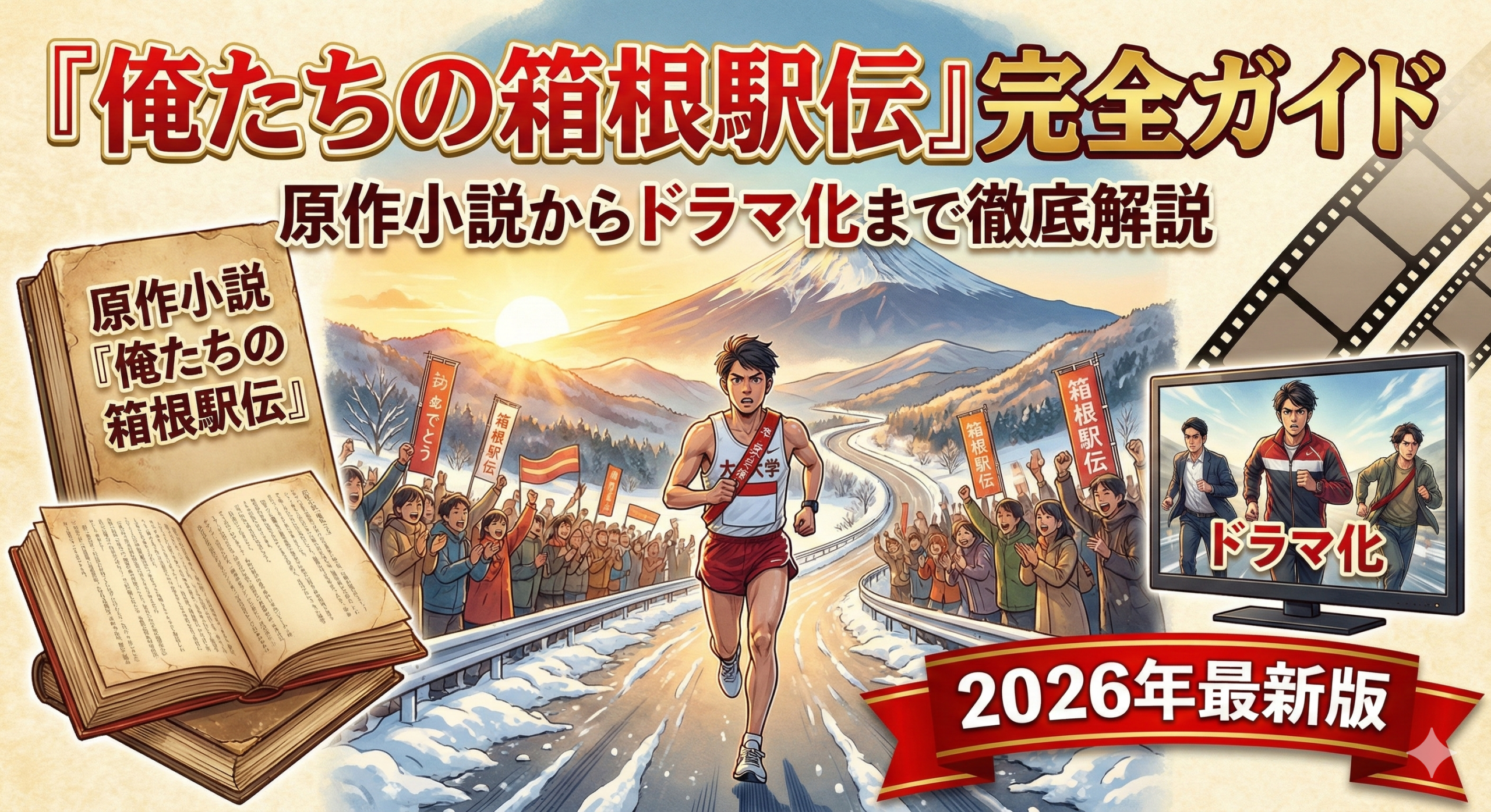 『俺たちの箱根駅伝』完全ガイド｜原作小説からドラマ化まで徹底解説【2026年最新版】