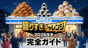 【完全ガイド】ローソン「盛りすぎチャレンジ」2026年冬