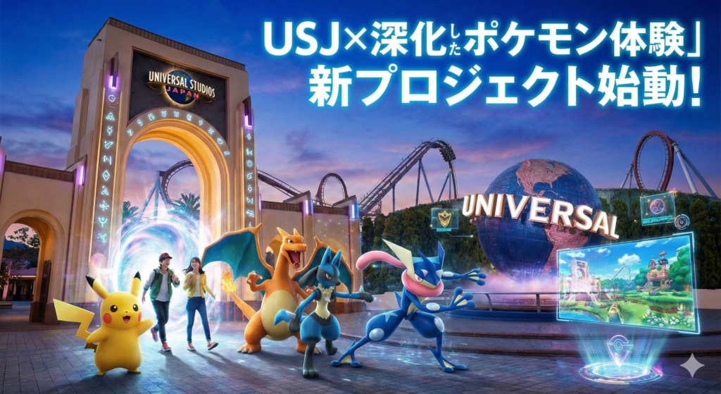 USJ×ポケモン『深化したポケモン体験』新プロジェクト始動！