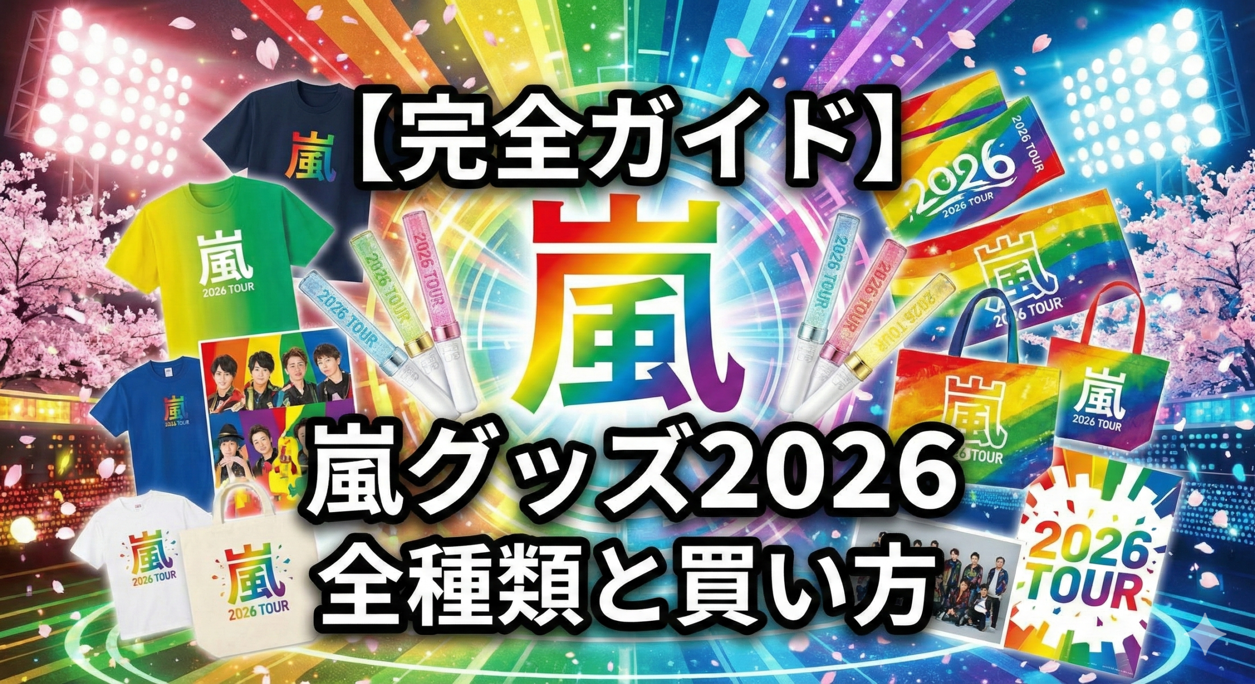 【完全ガイド】嵐グッズ2026 全種類と買い方