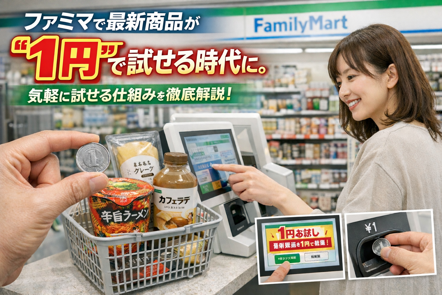 ファミマで最新商品が“1円”で試せる時代に。気軽に体験できる仕組みを徹底解説！