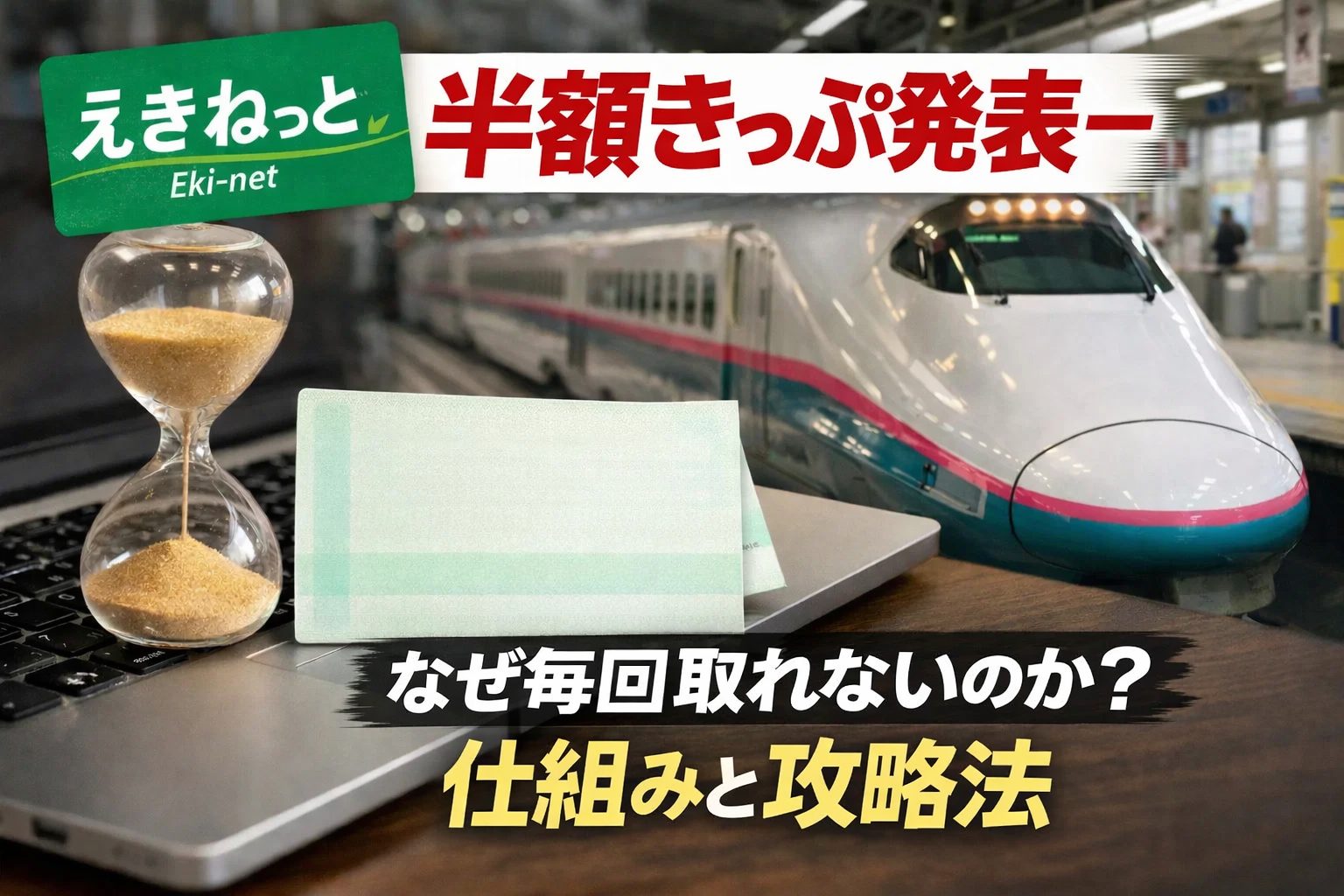 【2026年3月27日最新】えきねっと半額きっぷ発表—なぜ毎回取れないのか？仕組みと攻略法
