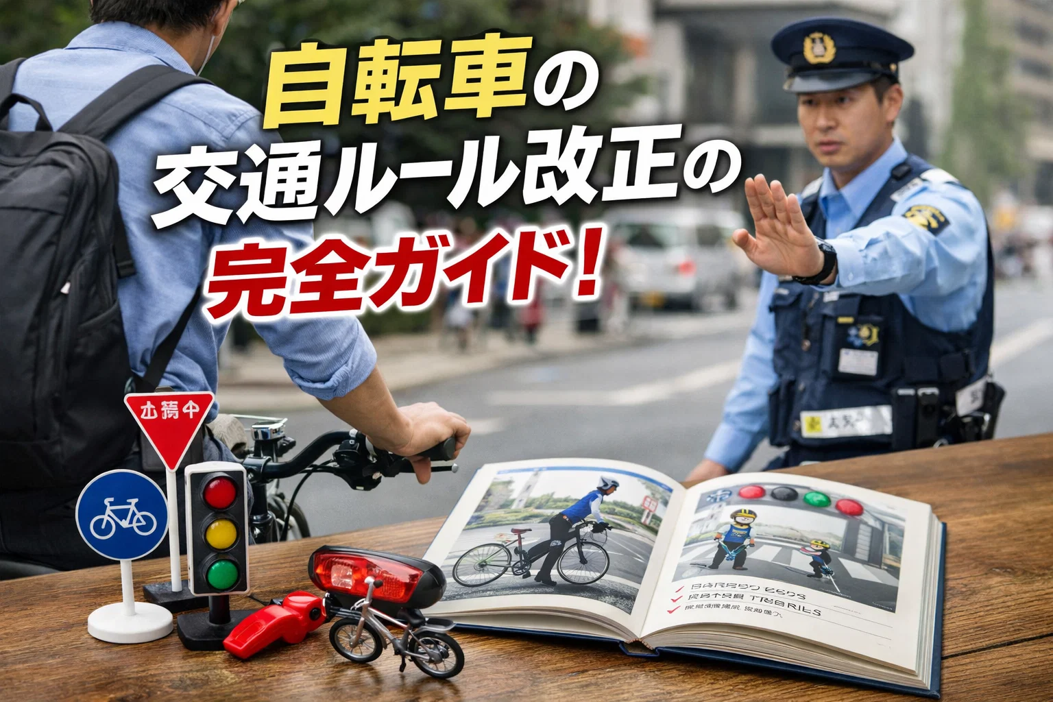 自転車交通ルール改正のアイキャッチ