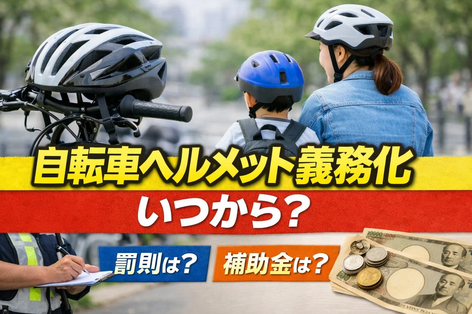 自転車ヘルメットのアイキャッチ