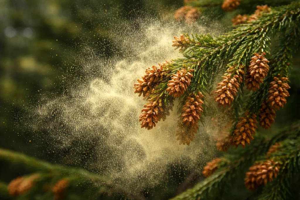 スギ花粉の画像