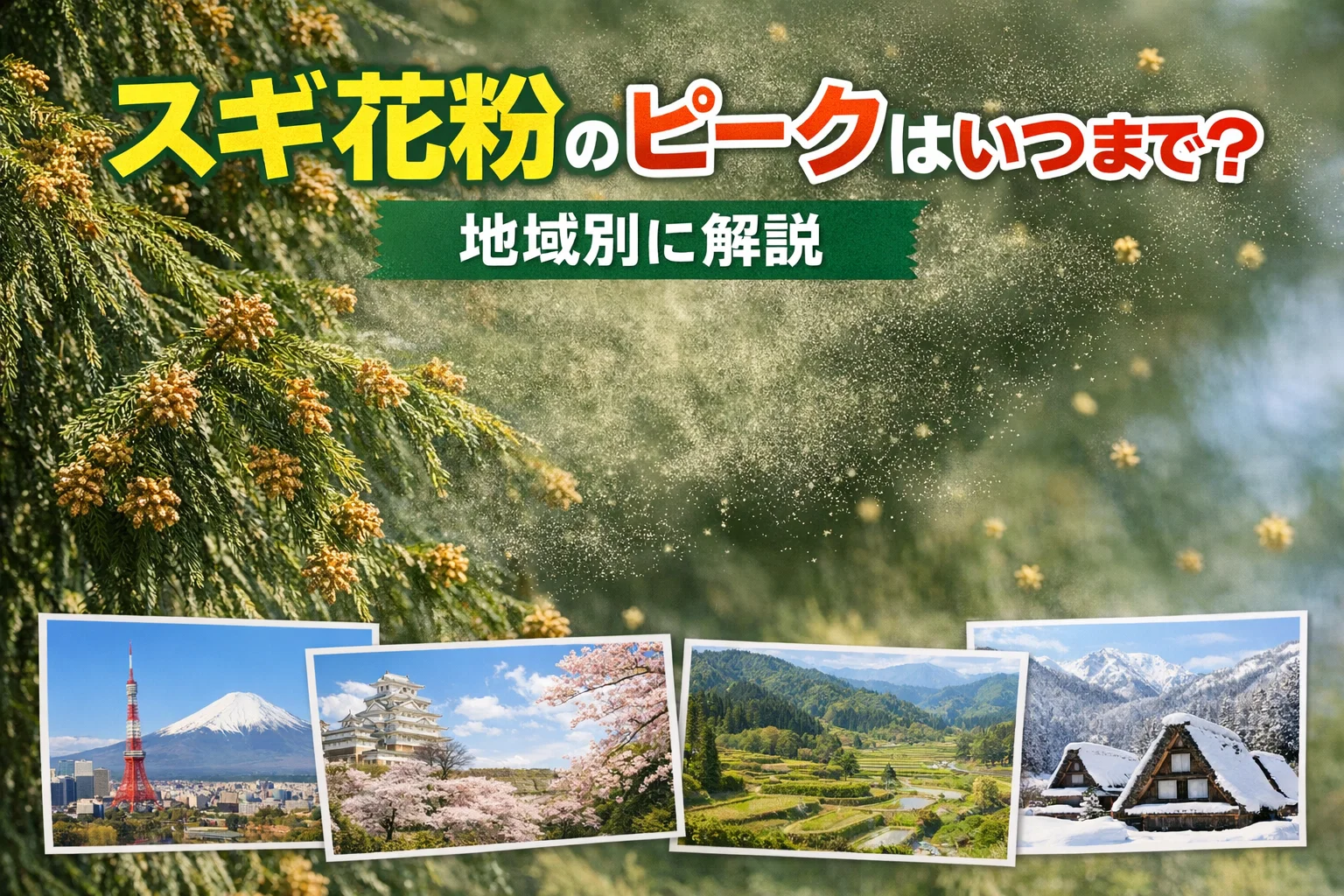 スギ花粉のアイキャッチ
