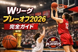 Wリーグプレーオフのアイキャッチ